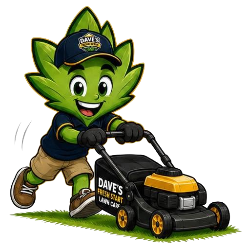 Mascot mowing